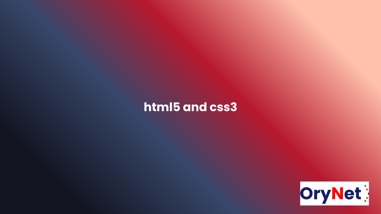 html5 and css3
