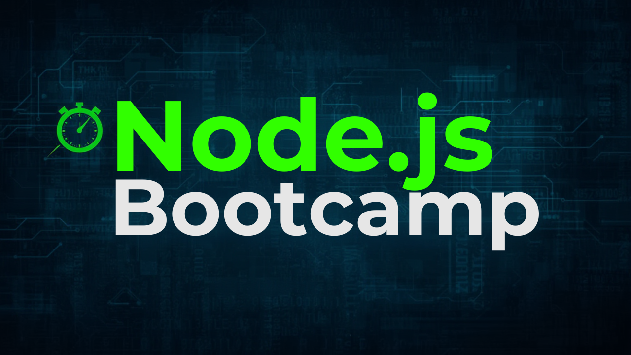 Node.js Bootcamp
